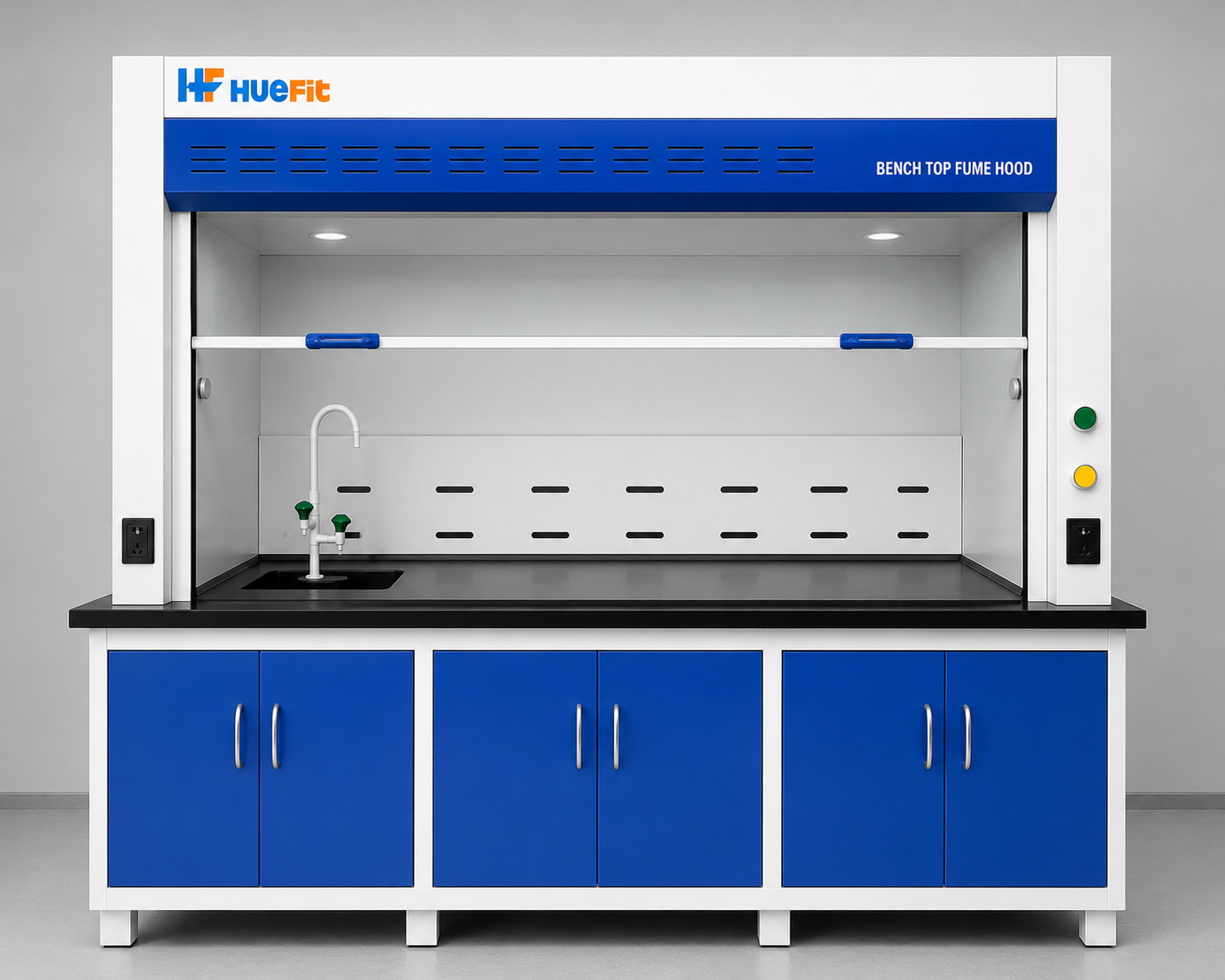 HueFit Meditech laboratory furniture and stools